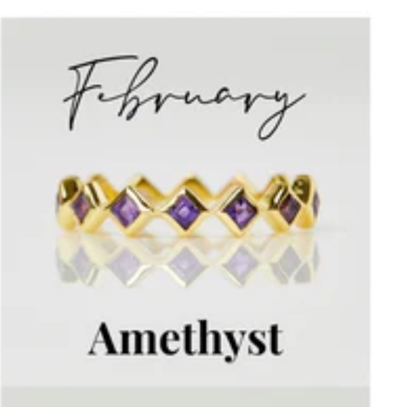 Zoella Jewelry Carrie Elizabeth X Zoe Sugg Birthstone Eternity Ring